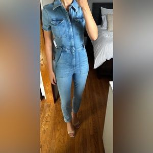 Good American denim jumpsuit- never used!